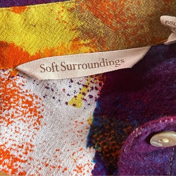 Soft Surroundings Multicolor Artistic Shirt - Picture 9 of 14